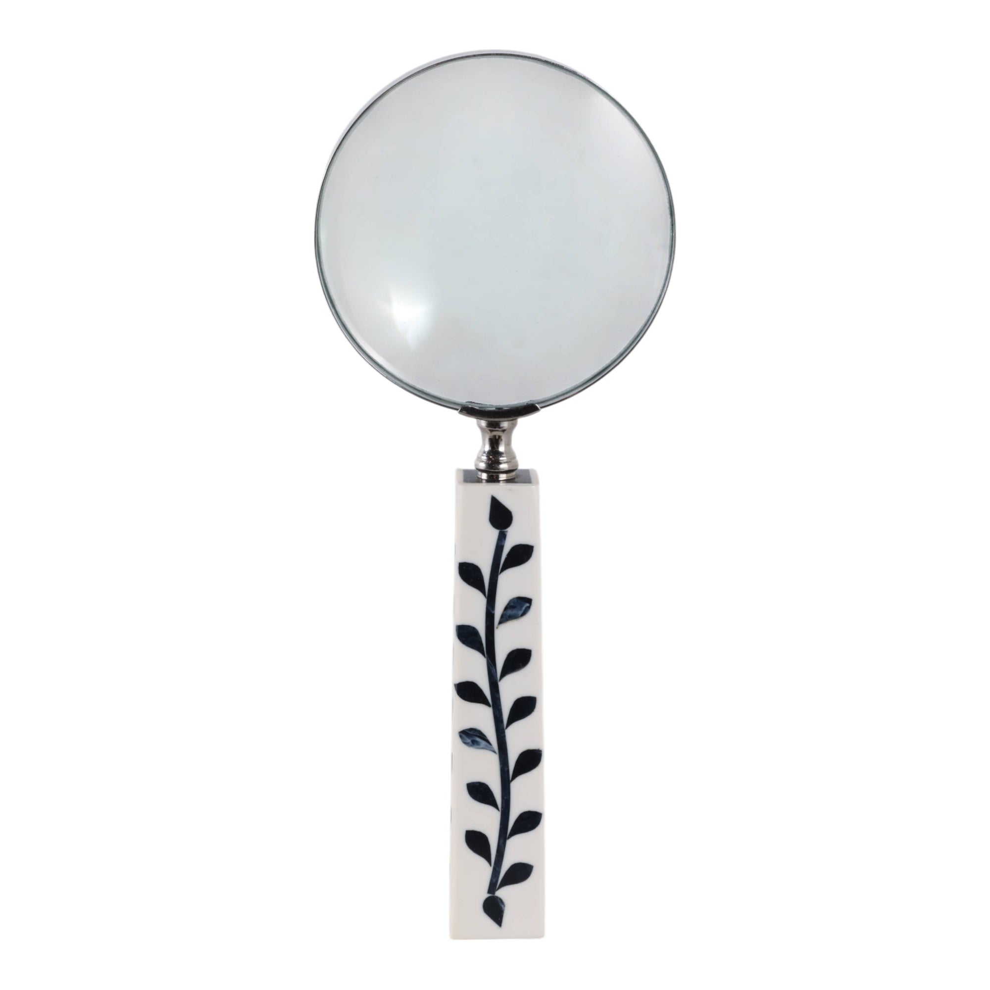 White Resin Vines Magnifying, 10 in.