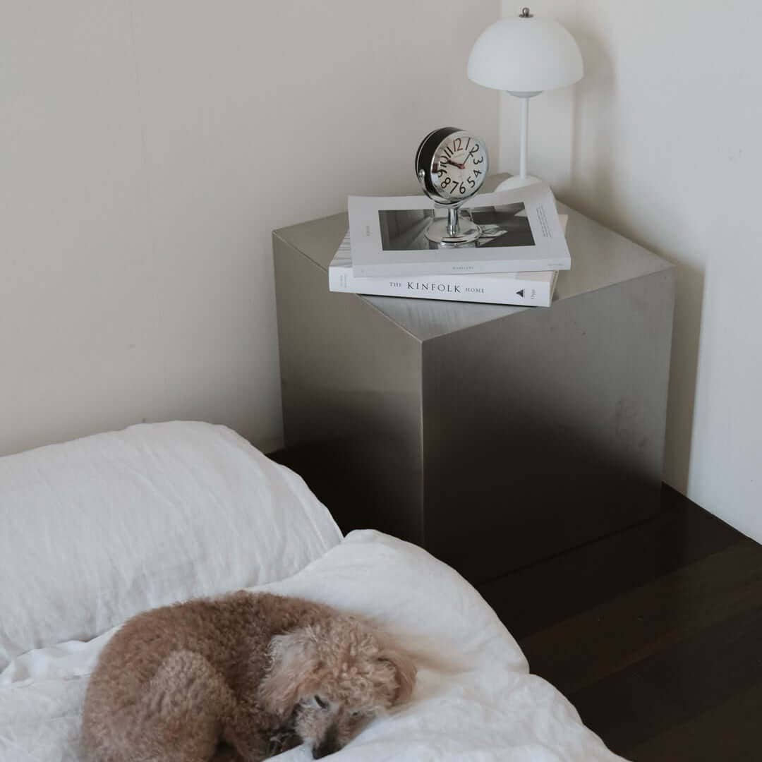 Orbit Alarm Clock: Beige