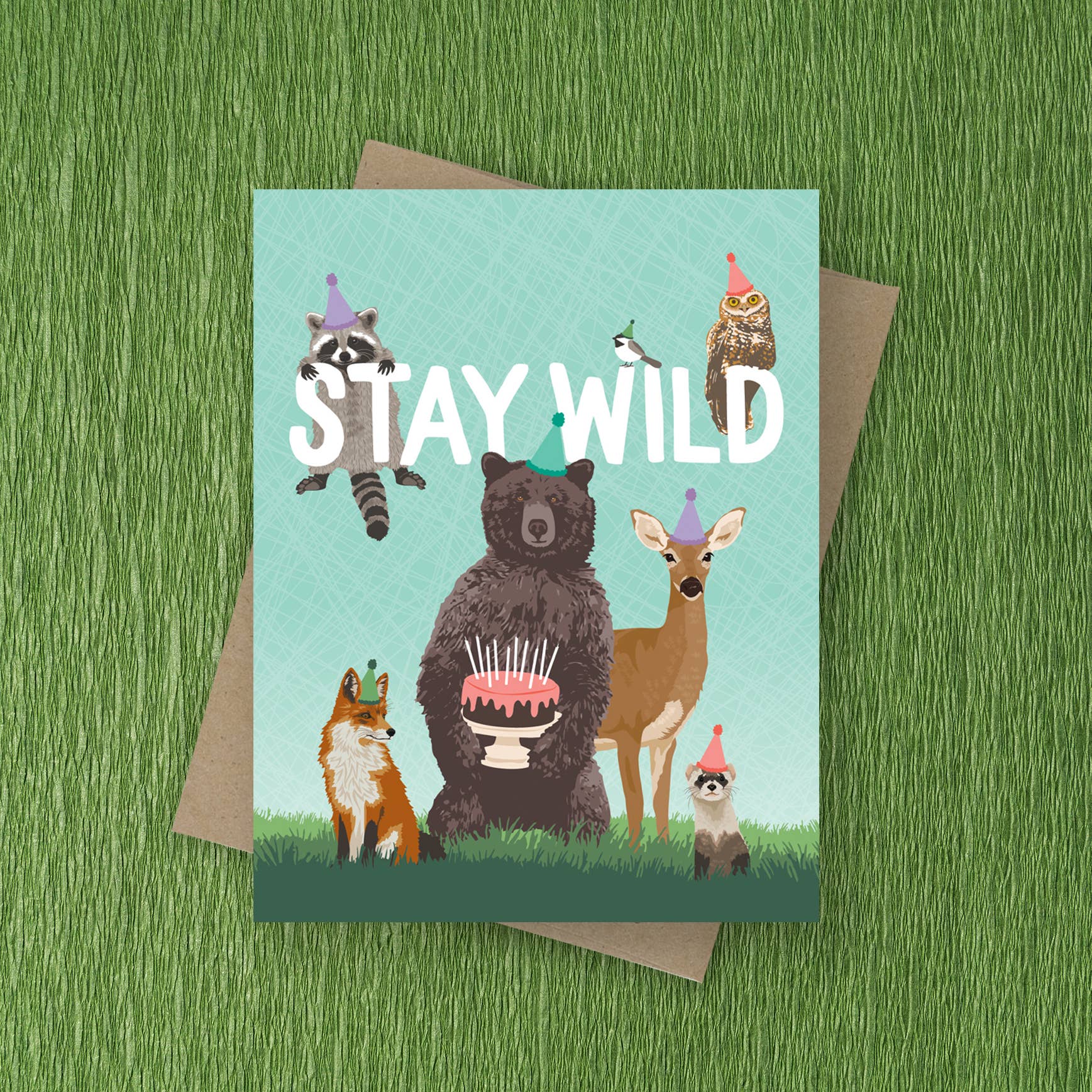 Stay Wild Birthday Card