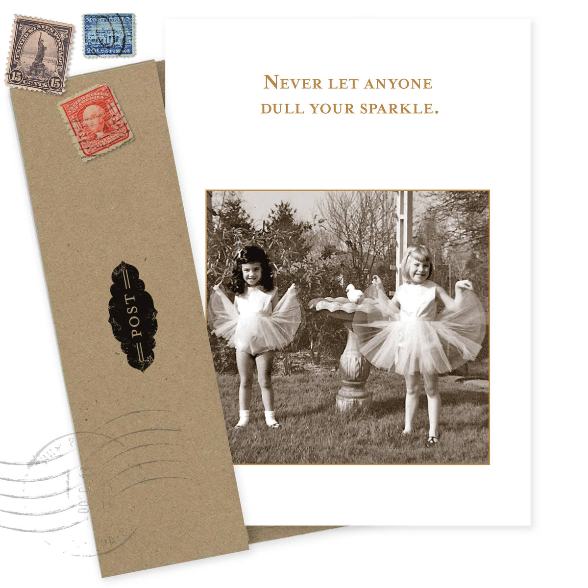 Never Let Anyone Dull Your Sparkle Birthday Card