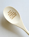 Wooden Spoon with Phrases