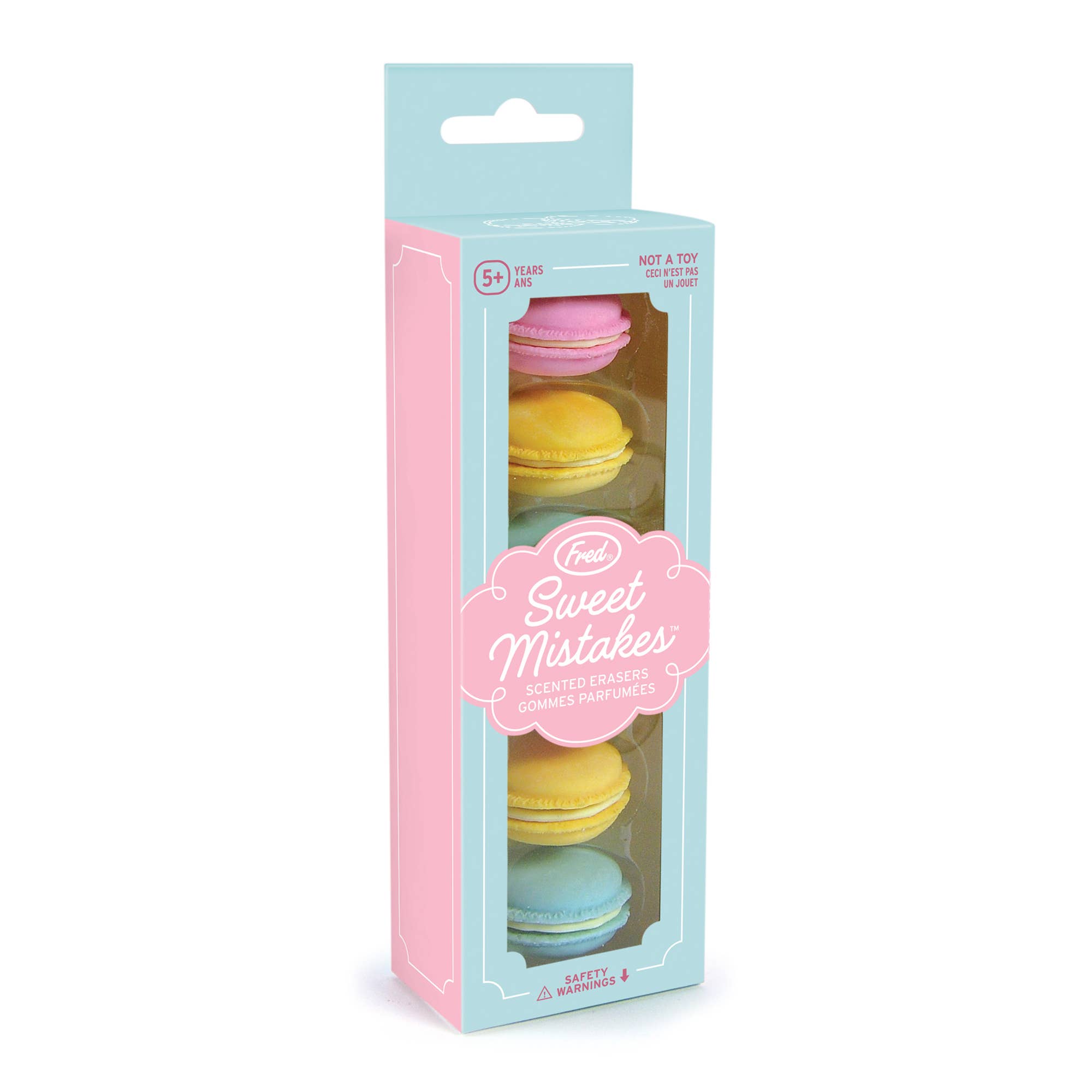 Sweet Mistakes Macaron Erasers