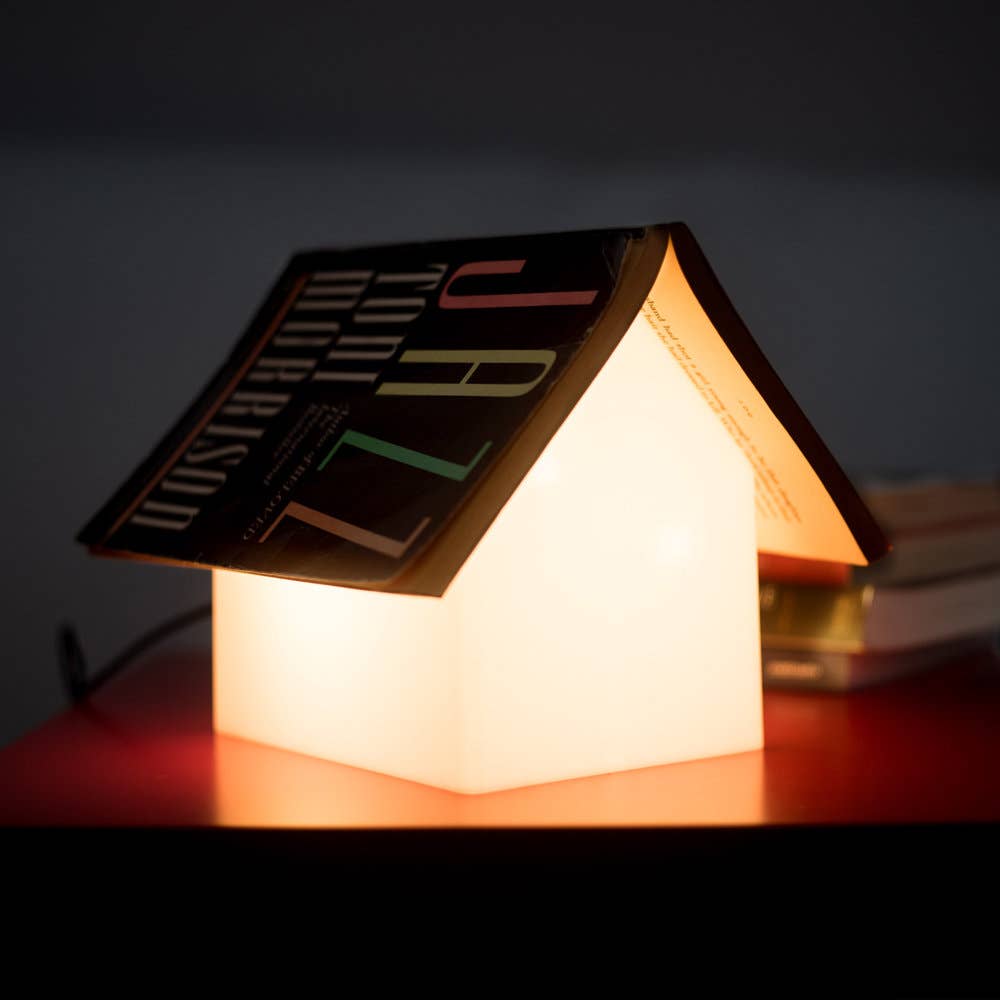 Book Rest Lamp - House shaped bedside reading light