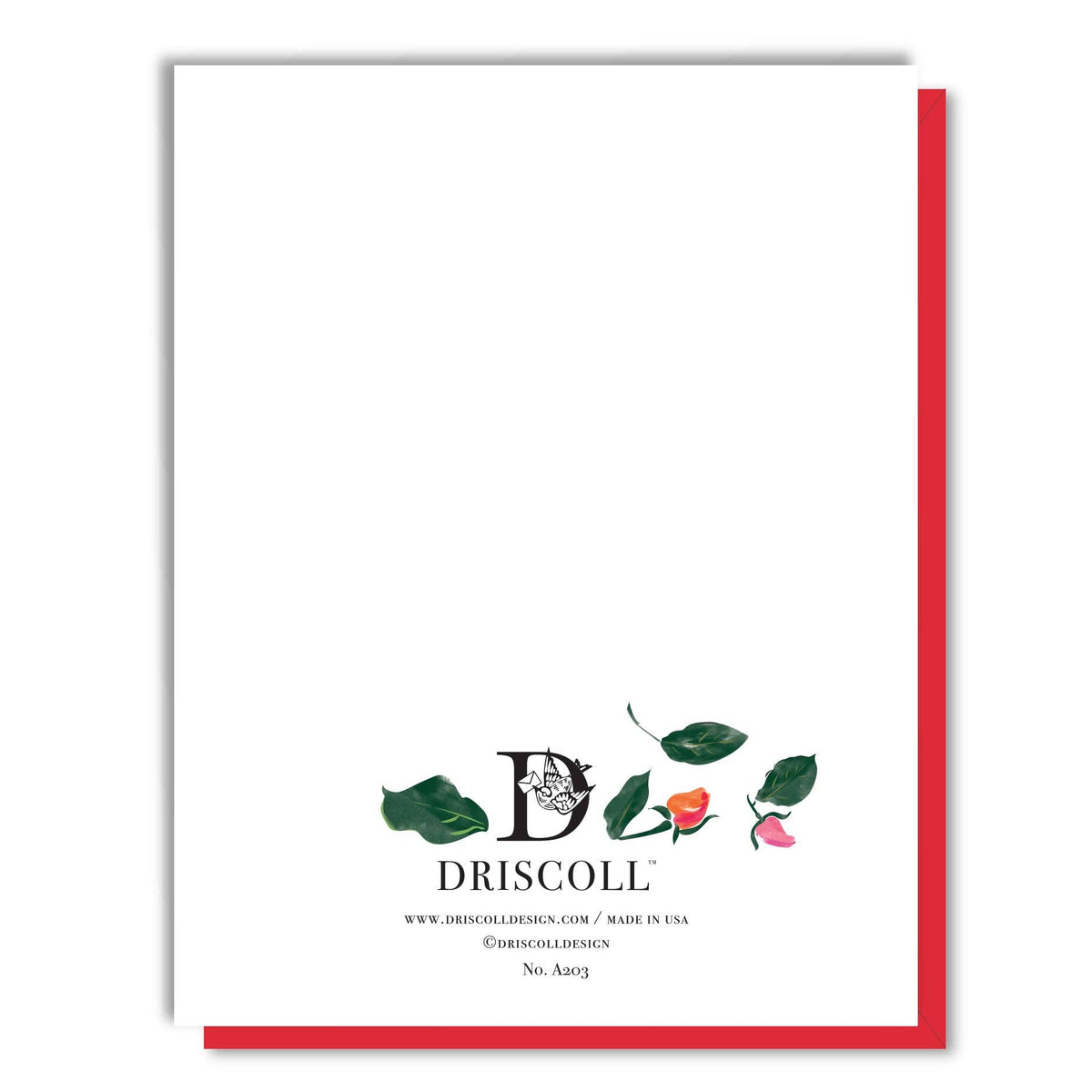 Mailbox and Flowers Friendship Card: Single