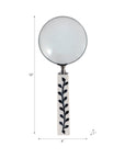 White Resin Vines Magnifying, 10 in.