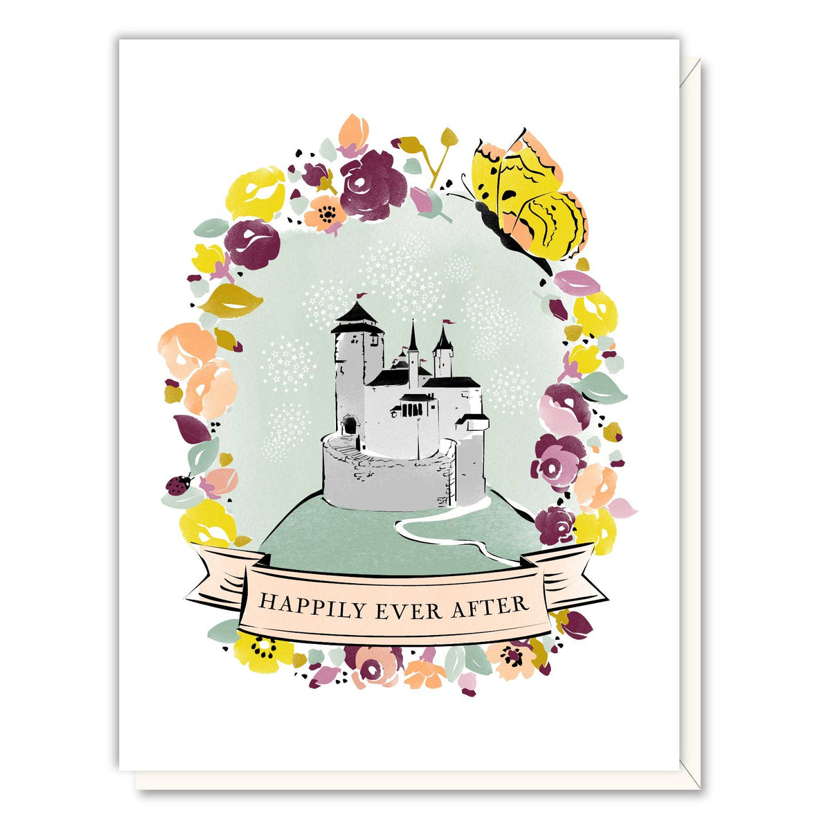 Happily Ever After Wedding Card