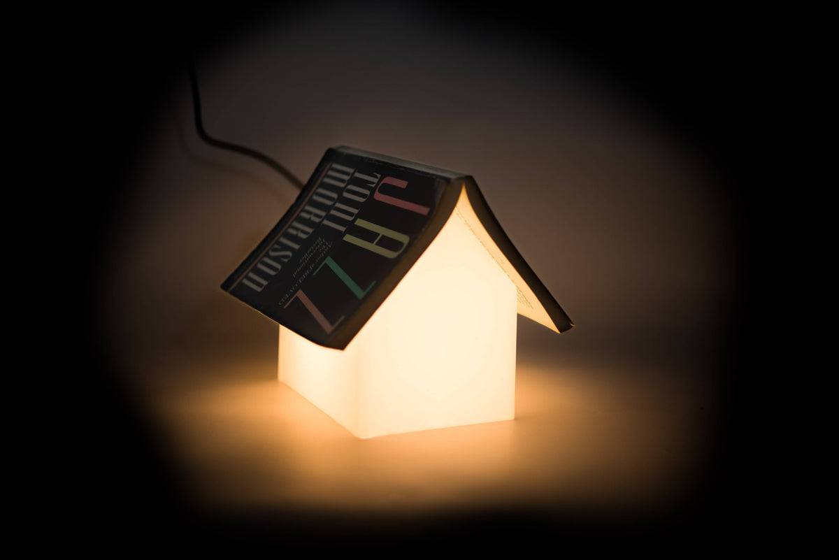 Book Rest Lamp - House shaped bedside reading light