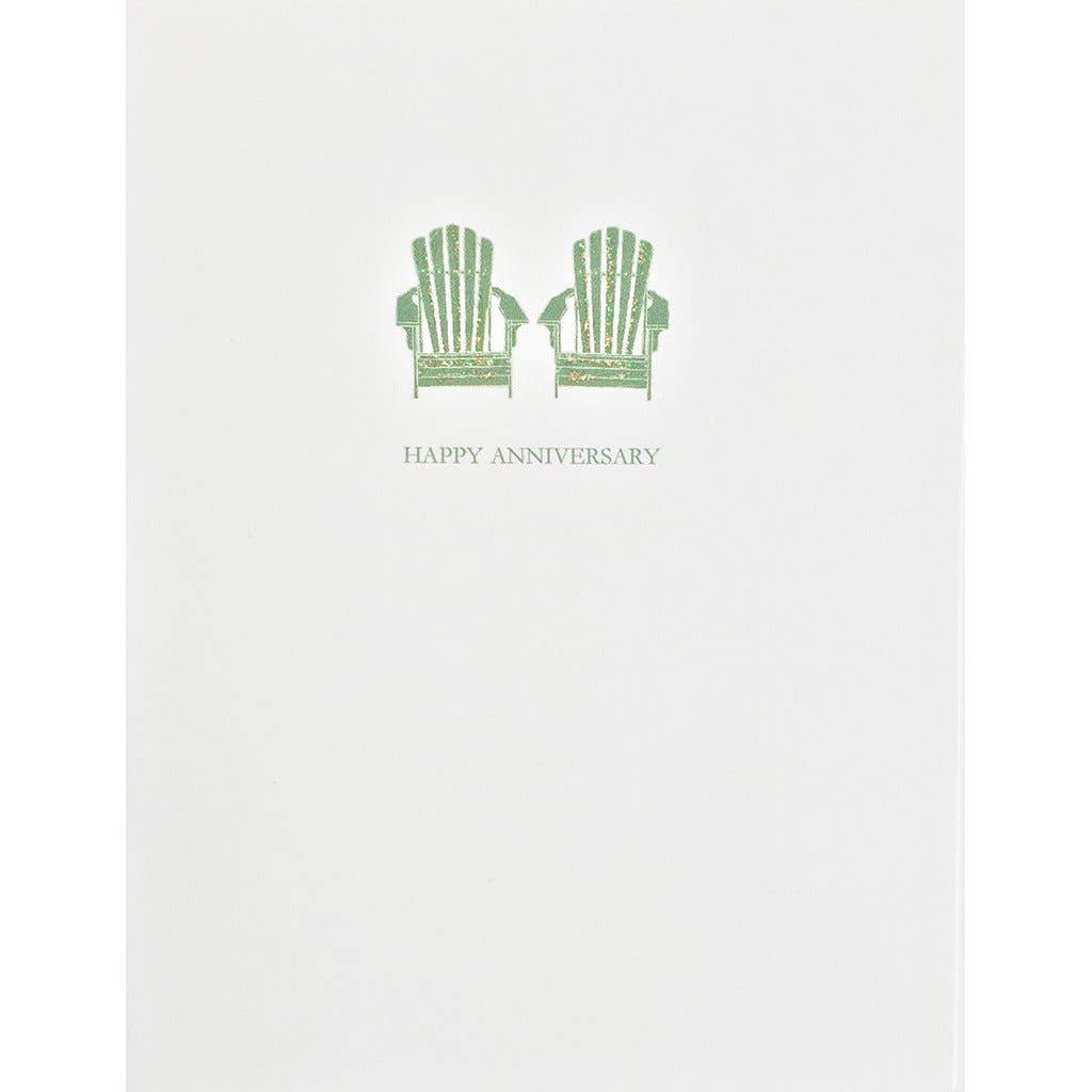 Adirondack Anniversary Card