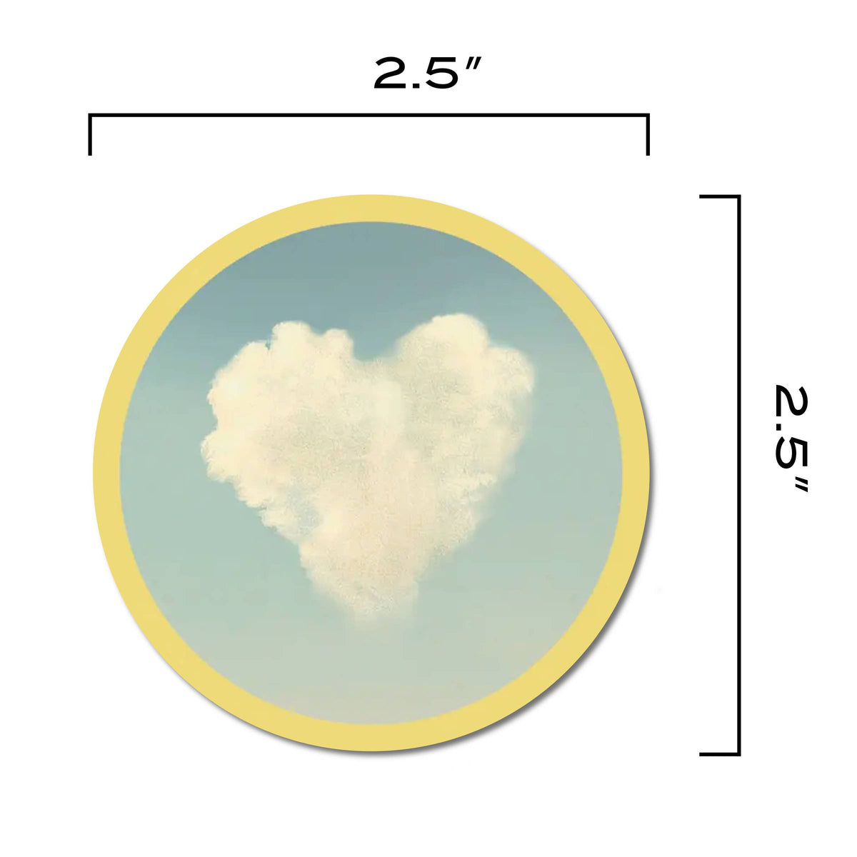 "CLOUD" vinyl sticker