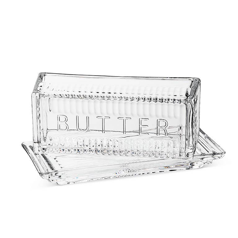 Quarter Lb Butter Dish w/Cover-7"L