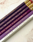 Emily Dickinson Poetry Pencils