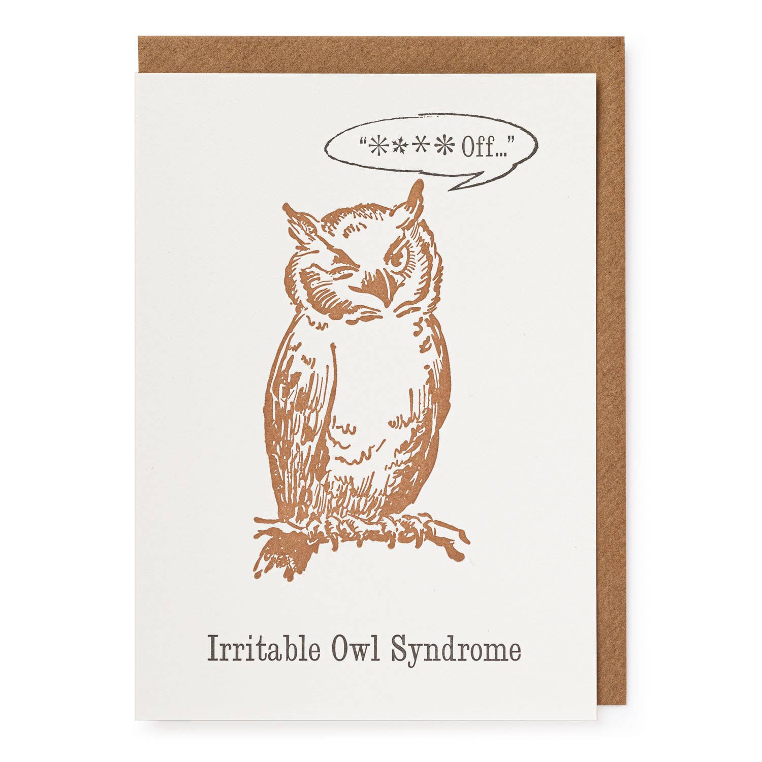Irritable Owl | Greeting Card