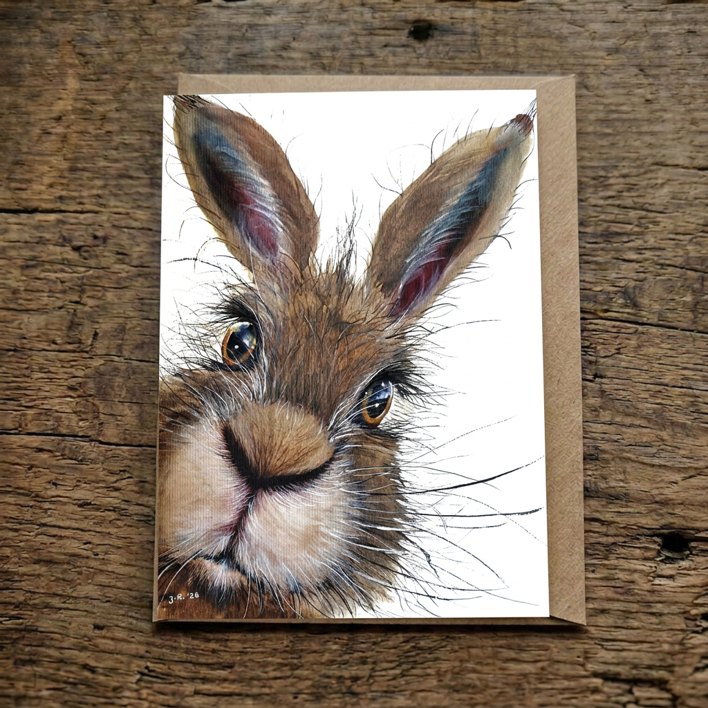 Splitting Hares Jurga Ryan Greeting Card