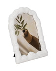 Resin Sculptured Wavy Arch Photo Frame - White, 5x7 in.