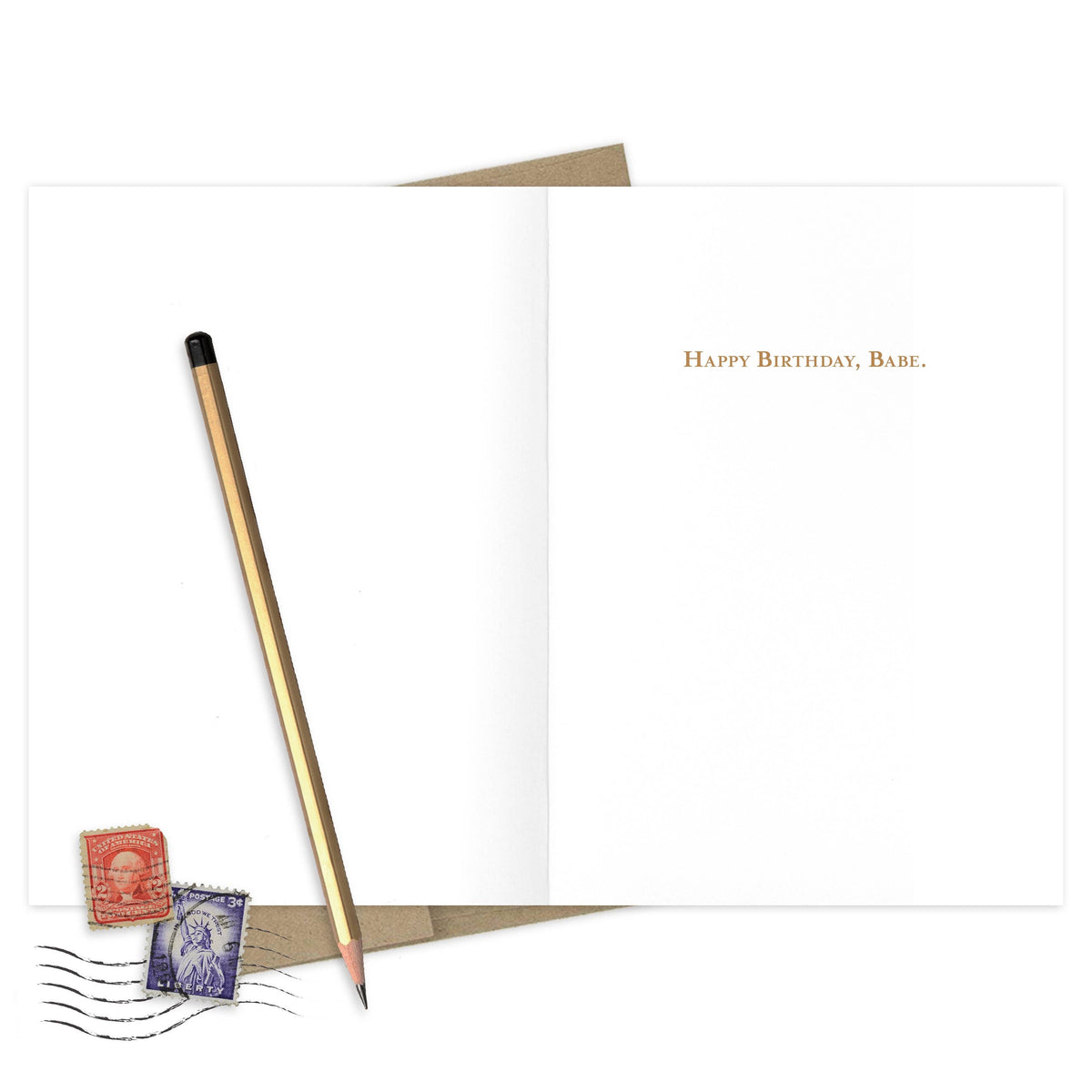 Naked And Screaming Birthday Card