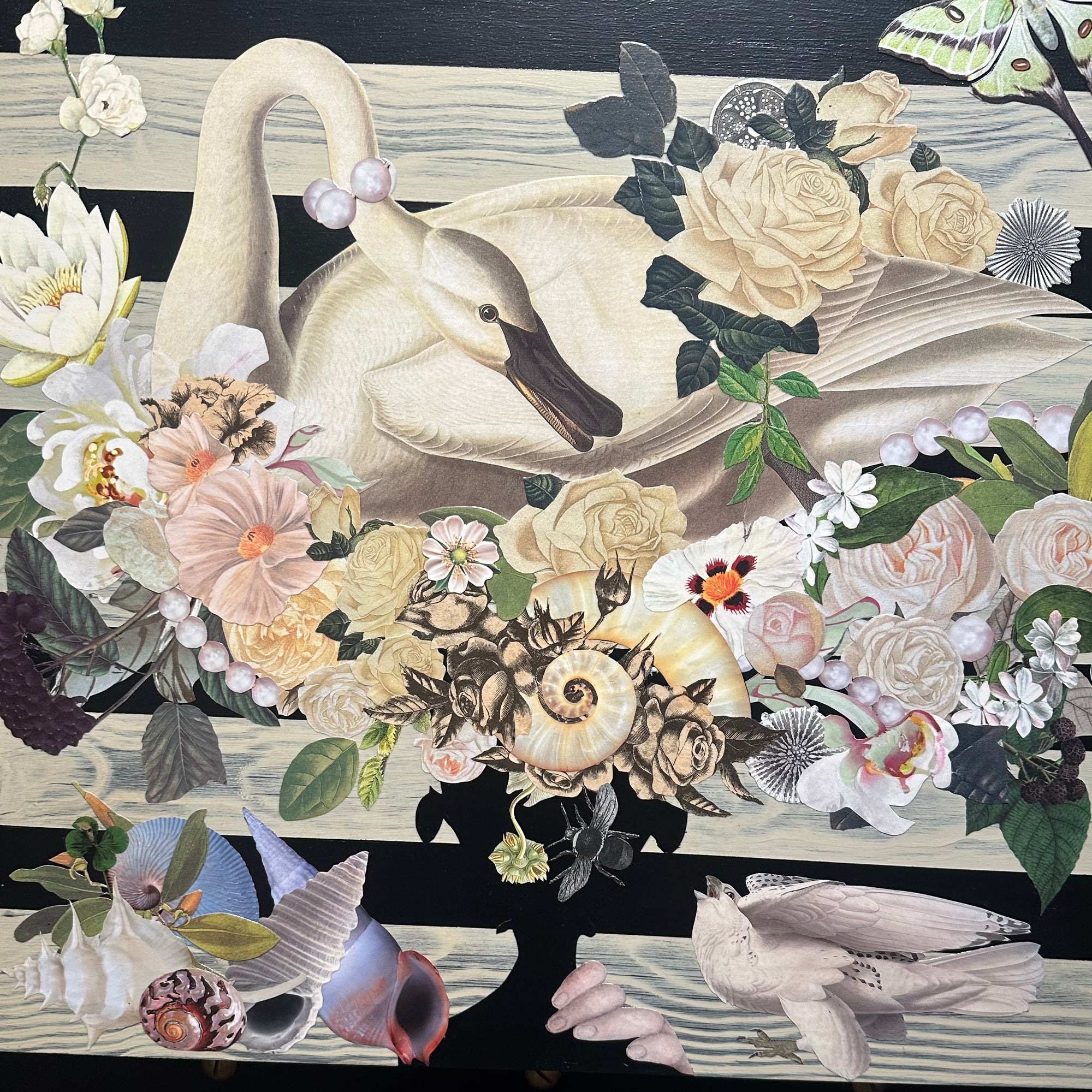 Dominique Pfahl Collage Le Vilain Petit Canard ( The Ugly Duckling)