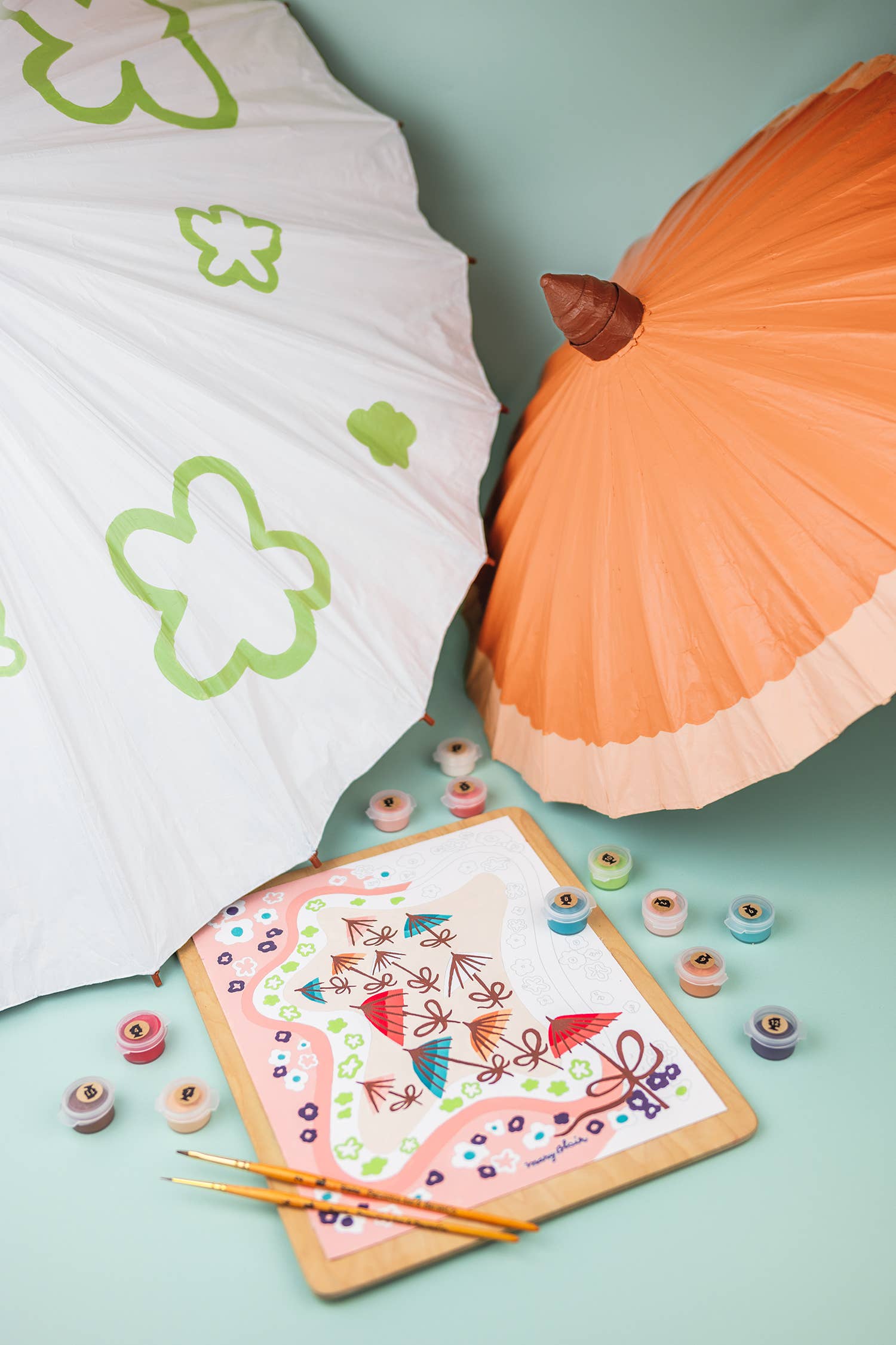 Disney Artist Mary Blair's Parasols Paint-by-Number Kit