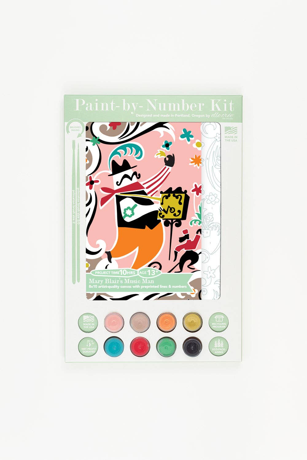 Disney Artist Mary Blair's Music Man Paint-by-Number Kit