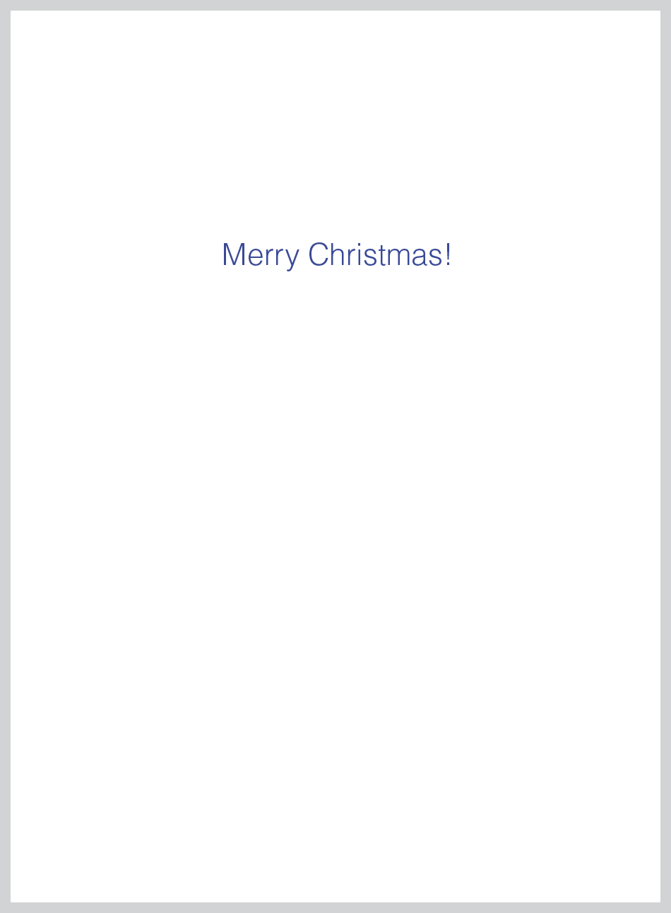 Misunderstood Christmas Greeting Card