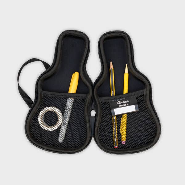 Rockstar Pencil Case - Guitar shaped pencil case