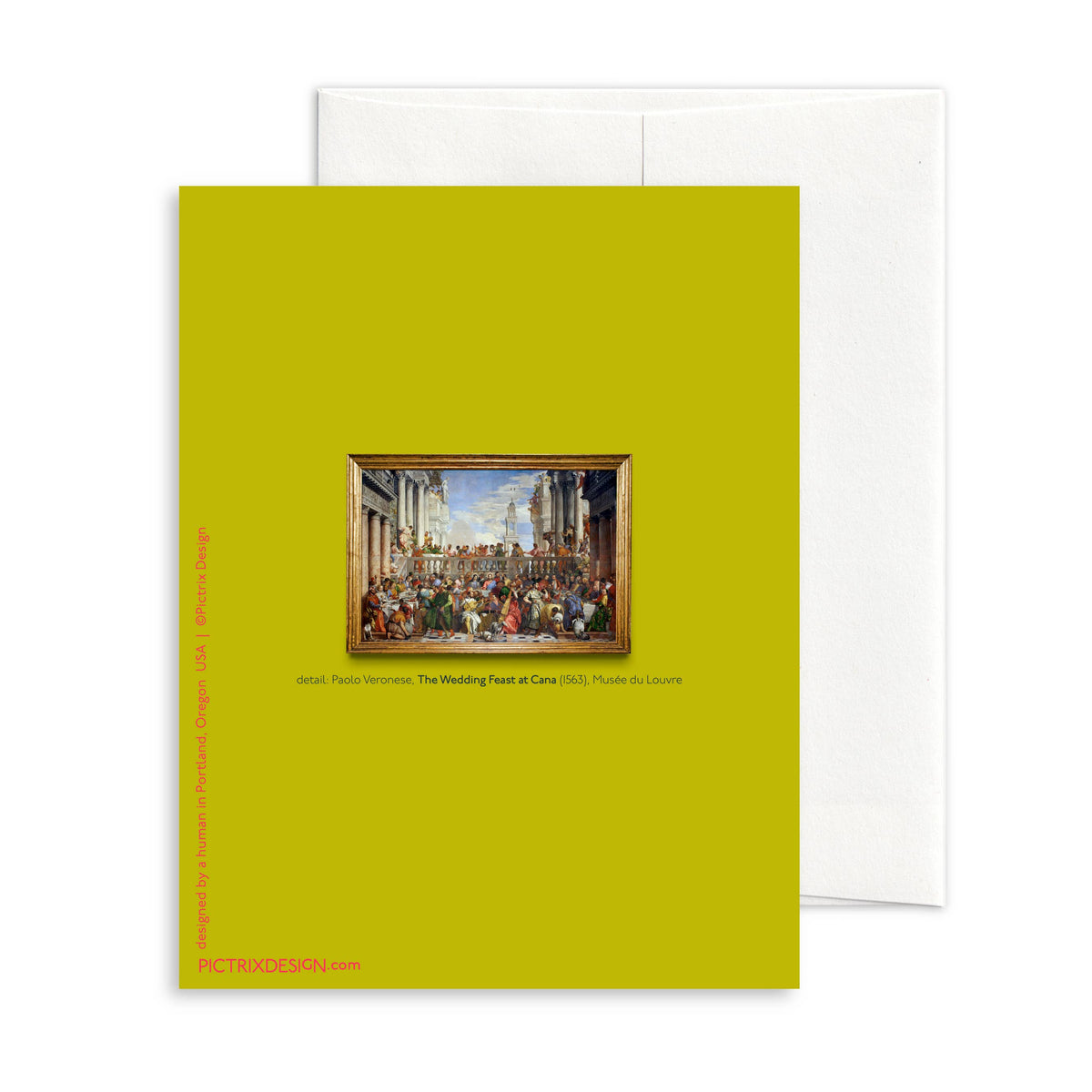 “Thank you for having us” A2 thank-you card: Recycled Kraft