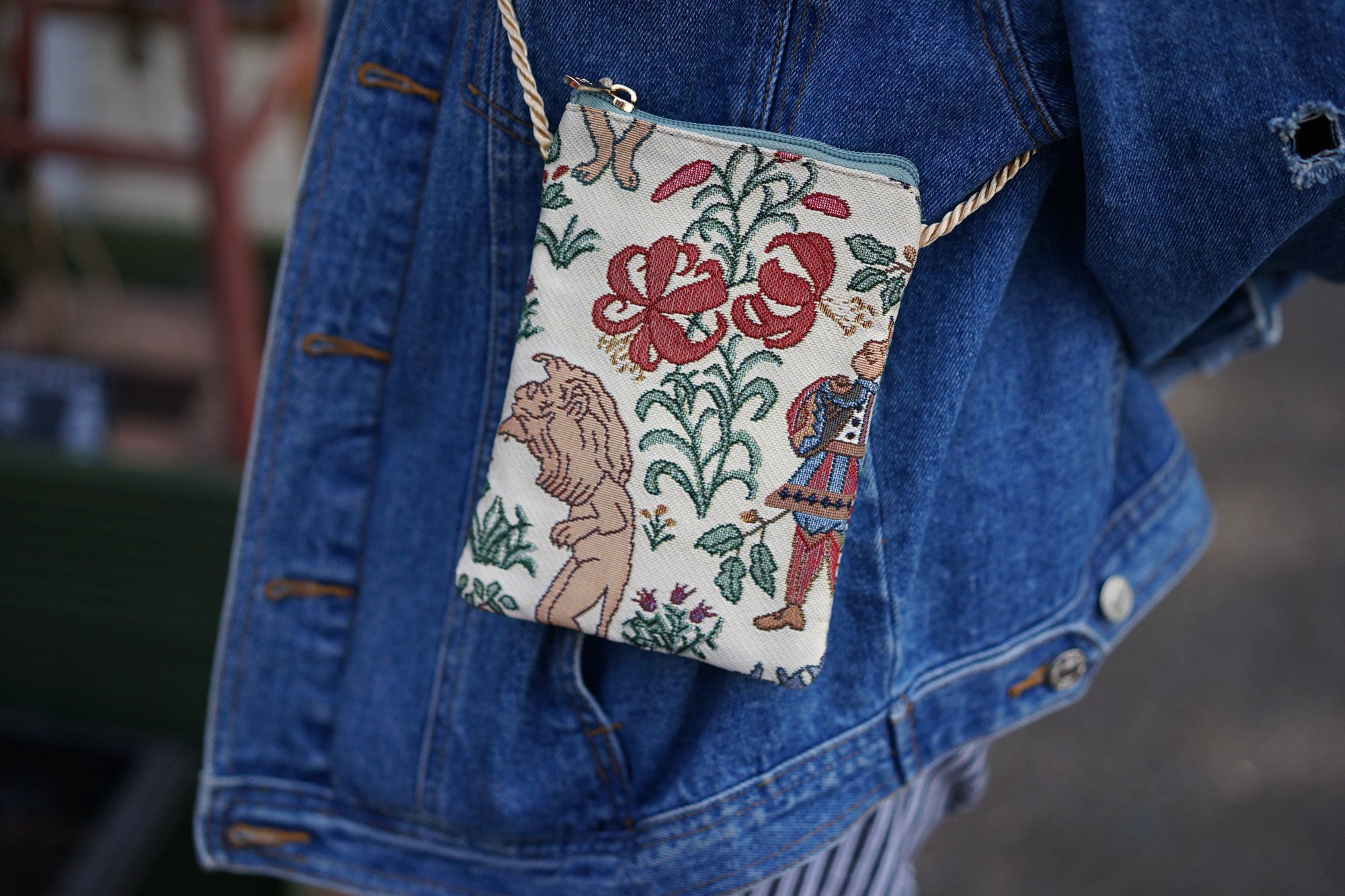 Alice in Wonderland Phone Pouch