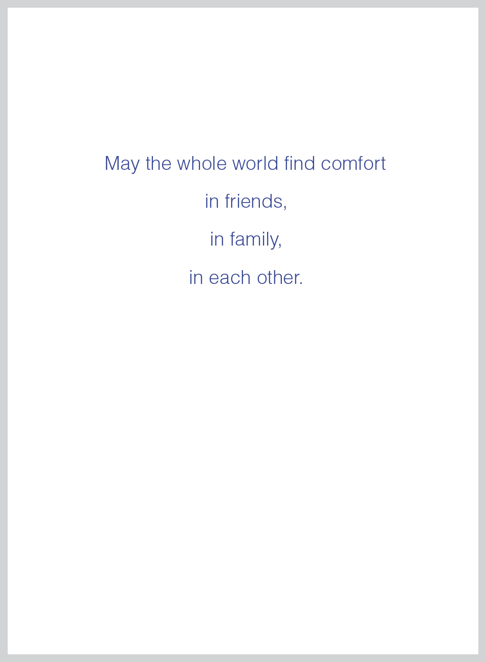In peace Christmas Greeting Card