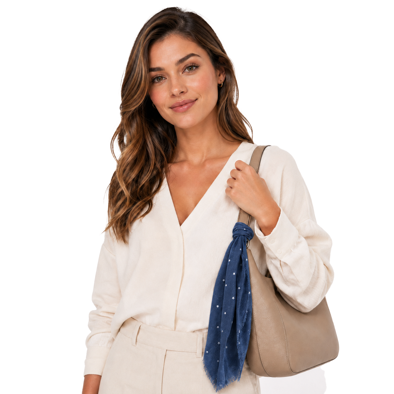 Vintage Stars Neckerchief: Vintage Stars - Denim