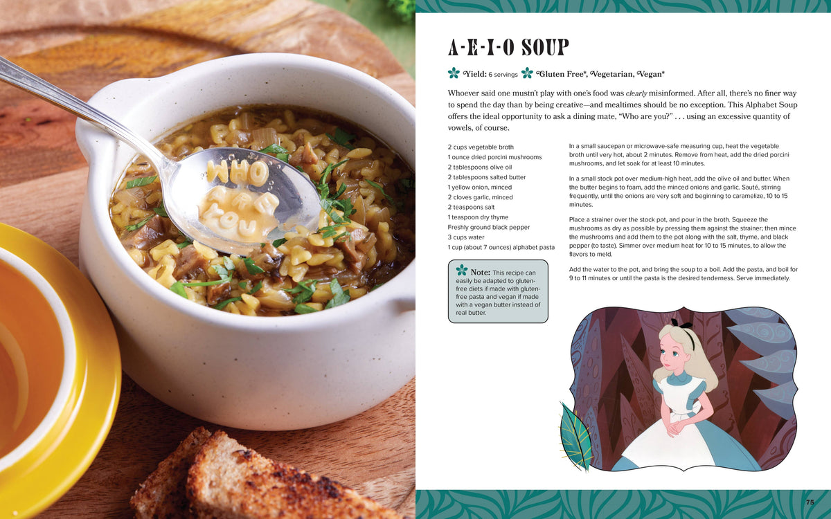 Alice in Wonderland: The Official Cookbook - SALE!
