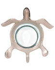 Metal Sea Turtle Magnifying Glass Sculpture