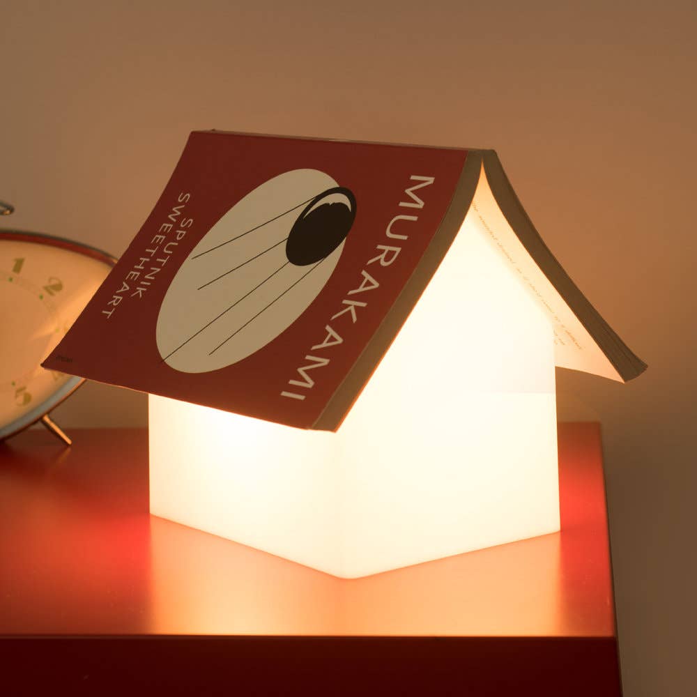 Book Rest Lamp - House shaped bedside reading light