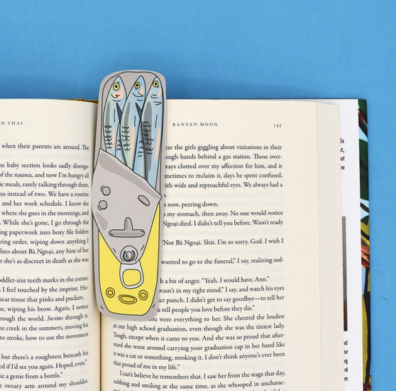 Tinned Fish Bookmark