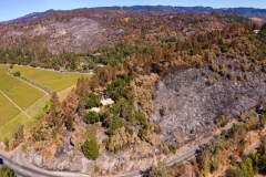 October 14, 2020. Glass Fire impact near St. Helena.