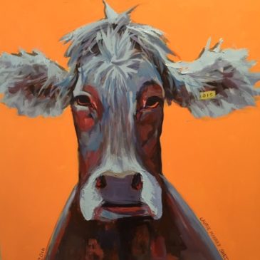 Laurie Shelton’s “Cows” in the Spotlight Gallery